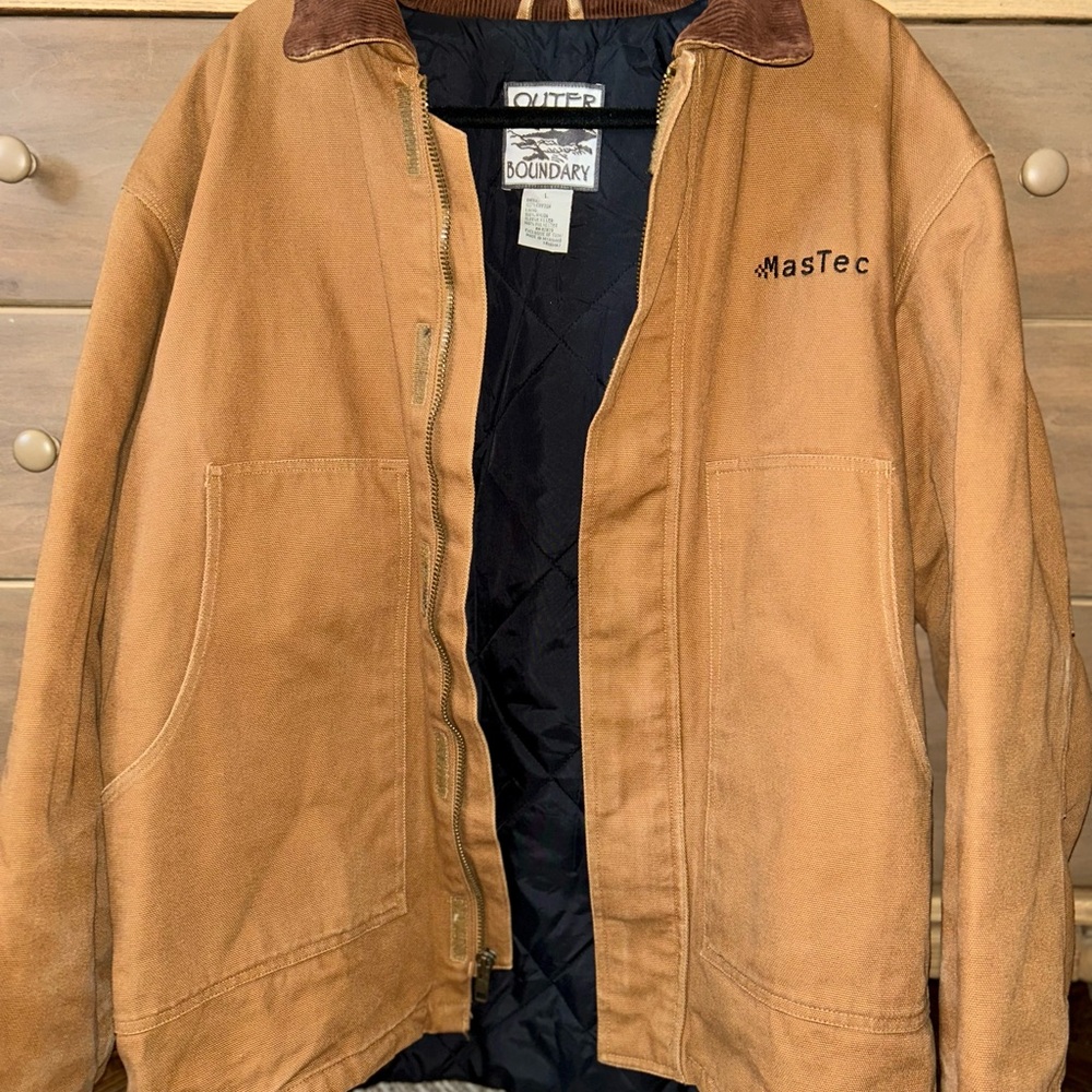 Tan Canvas Work Jacket - Picture 2 of 7